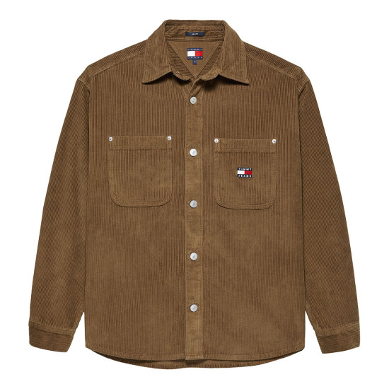 Tommy Hilfiger Ανδρικό πουκάμισο Logo Relaxed Fit Corduroy Shirt